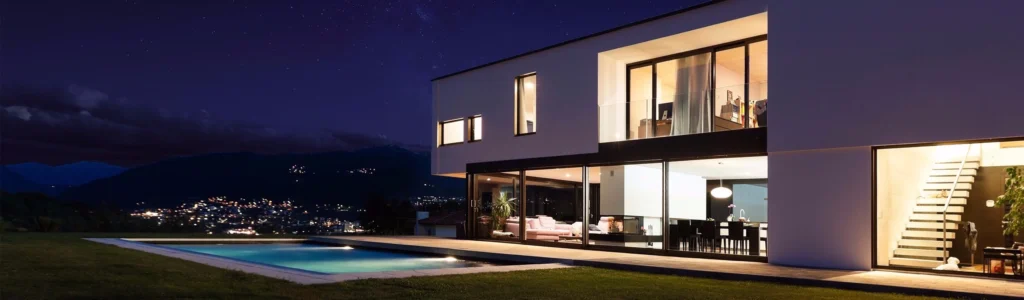 Nowoczesny dom smart home – baner inteligentnej automatyki domowej